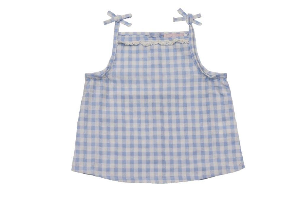 Kız Bebek Askılı Bluz