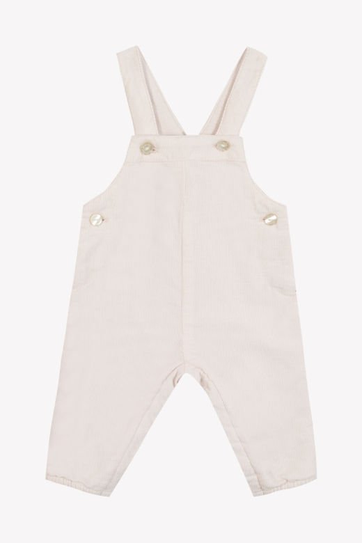 Kız Bebek İnce Fitilli Kadife Salopet