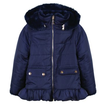 Kız Çocuk Çift Taraflı Dudun Mont