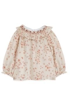 Kız Bebek Çiçekli Bluz