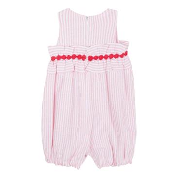 Kız Bebek Askılı Kısa Bacaklı Tulum