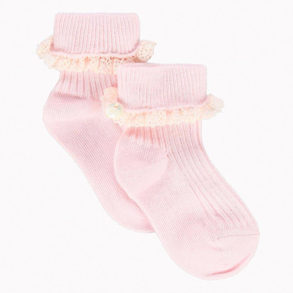 Kız Bebek Bileği Dantel Çorap