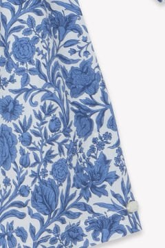 Kız Çocuk Uzun kollu Çiçek Desenli Elbise