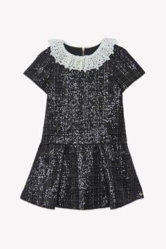 Kız Çocuk Pul Payetli Ceremonie Elbise