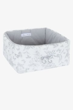 Bebek Malzeme Kutusu Toile de Jouy Gris