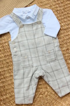 Erkek Bebek Salopet + Body Takım