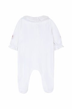 Kız Bebek Önden Açılan Kadife Tulum