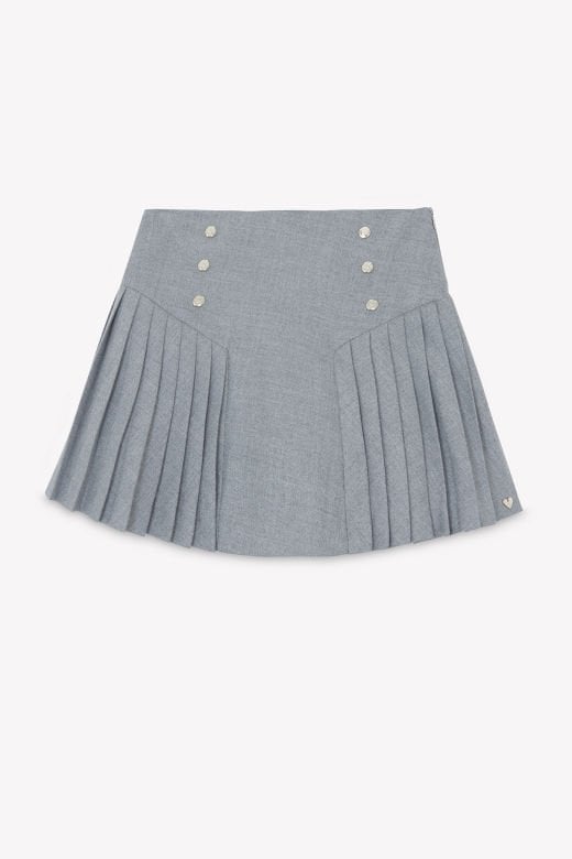 Kız Çocuk Klasik Pilili Etek