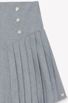 Kız Çocuk Klasik Pilili Etek