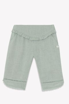 Kız Bebek Keten Pantalon