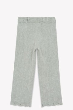 Kız Çocuk Keten Pantalon