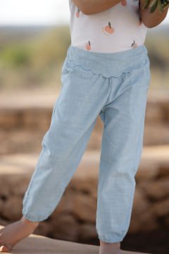 Kız Çocuk Günlük Koton Pantalon