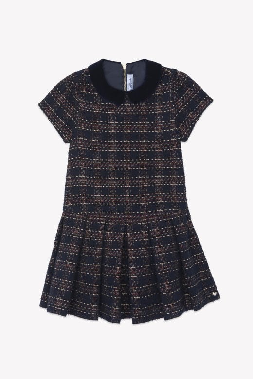 Kız Çocuk Tüvit Şık Yılbaşı Elbisesi