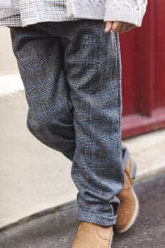 Erkek Çocuk Kareli  Pantalon