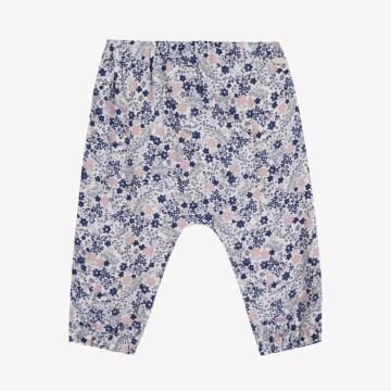 Kız Bebek Çiçek Desenli Rahat Pantalon