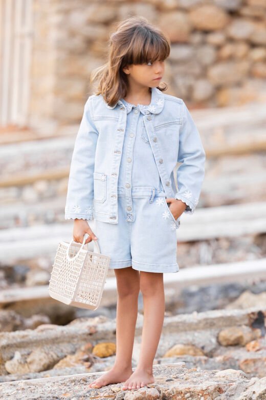 Kız Çocuk Denim Ceket