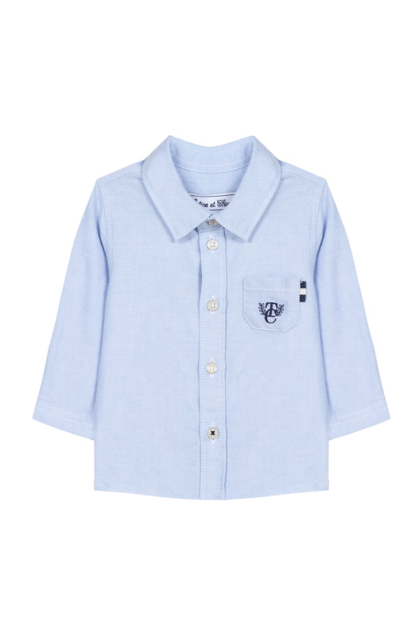 Erkek Bebek Oxford Gömlek Mavi
