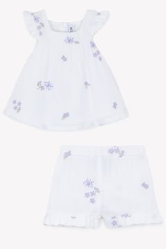 Kız Bebek Tunik + Bloomer Set