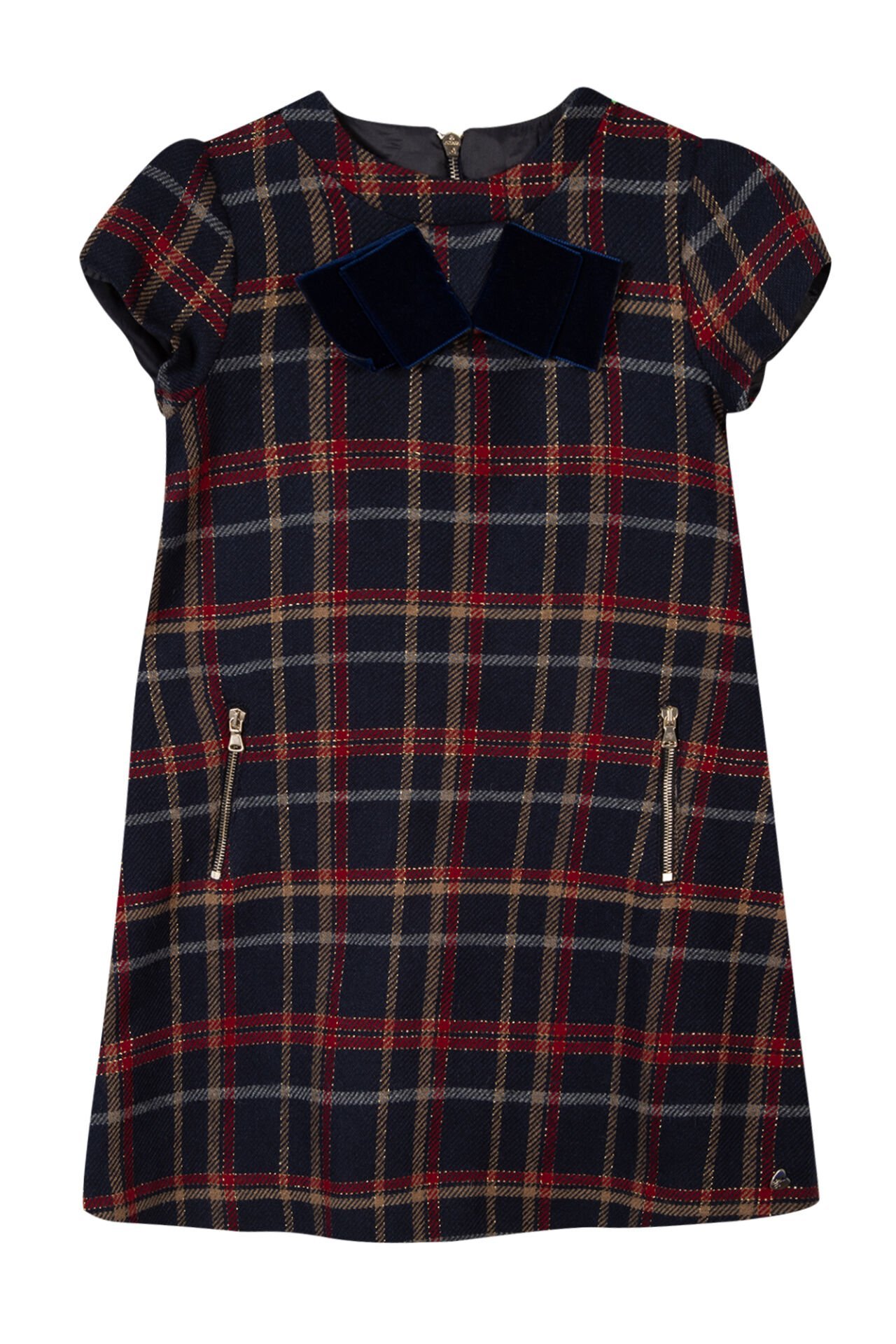 Kız Çocuk Ekoseli Elbise