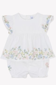 Kız Bebek Tunik + Bloomer Set