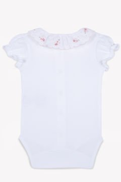Kız Bebek Kısa kollu Nakışlı Body