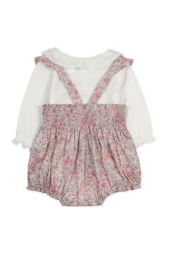 Kız Bebek Askılı Şort Body Set
