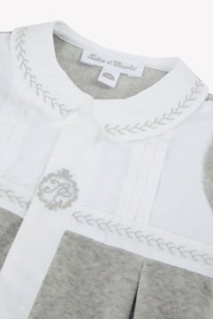 Erkek Bebek Kadife Tulum