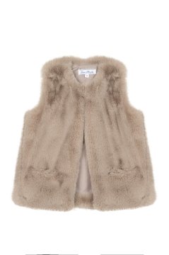 Kız Çocuk Kürk Yelek