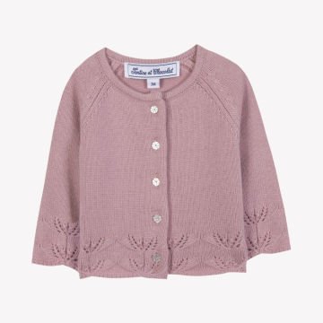 Kız Bebek Triko Hırka