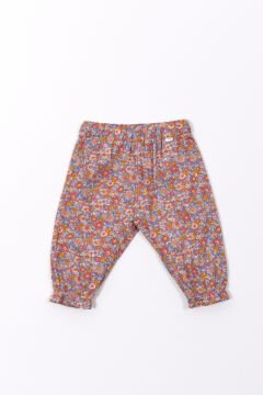 Kız Bebek Çiçekli Pantalon