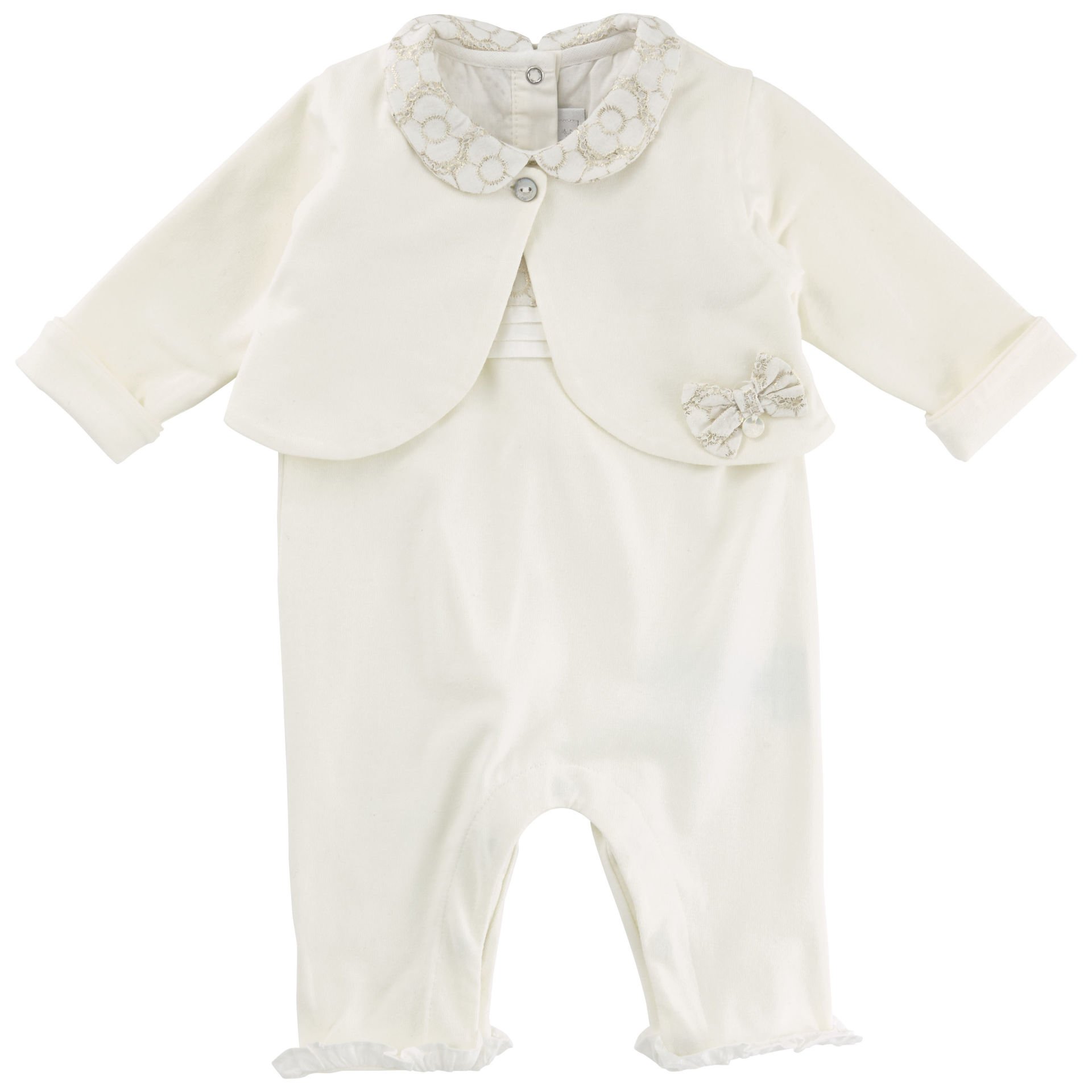 Kız Bebek Tulum + Ceket Set