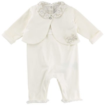 Kız Bebek Tulum + Ceket Set