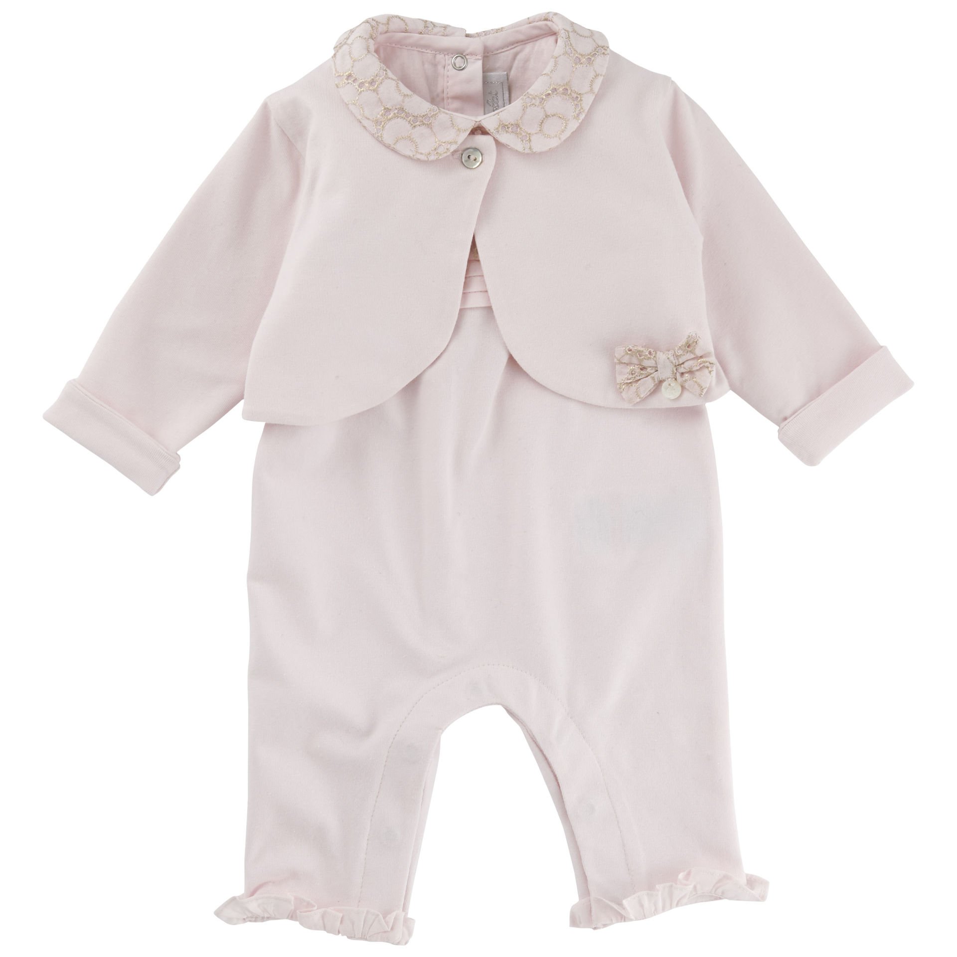 Kız Bebek Tulum + Ceket Set