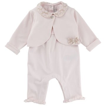 Kız Bebek Tulum + Ceket Set