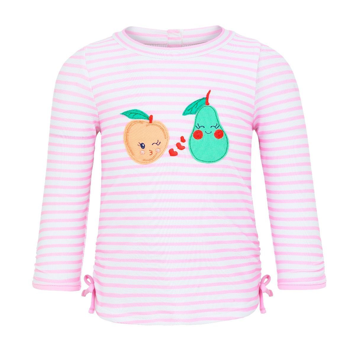 Kız Bebek UV Korumalı T-Shirt Fruit Friends