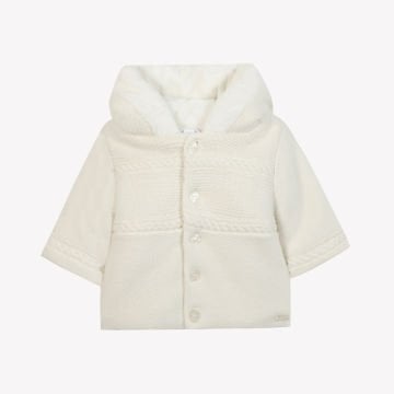 Bebek Muflonlu Triko Manto