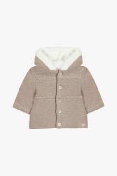 Bebek Muflonlu Triko Manto