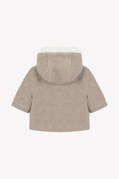 Bebek Muflonlu Triko Manto