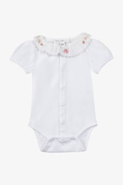 Kız Bebek Body + Askılı Şort Set