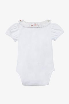 Kız Bebek Body + Askılı Şort Set