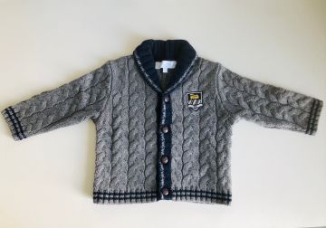 Erkek Bebek Örgü Hırka