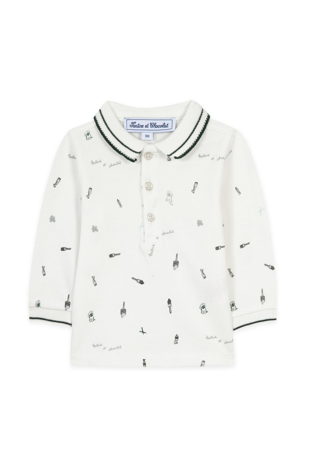 Erkek Bebek Polo Yaka T-Shirt