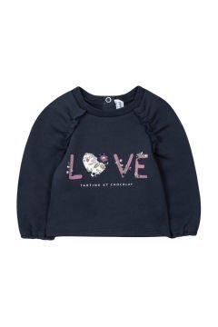 Kız Bebek Love Baskılı Sweatshirt