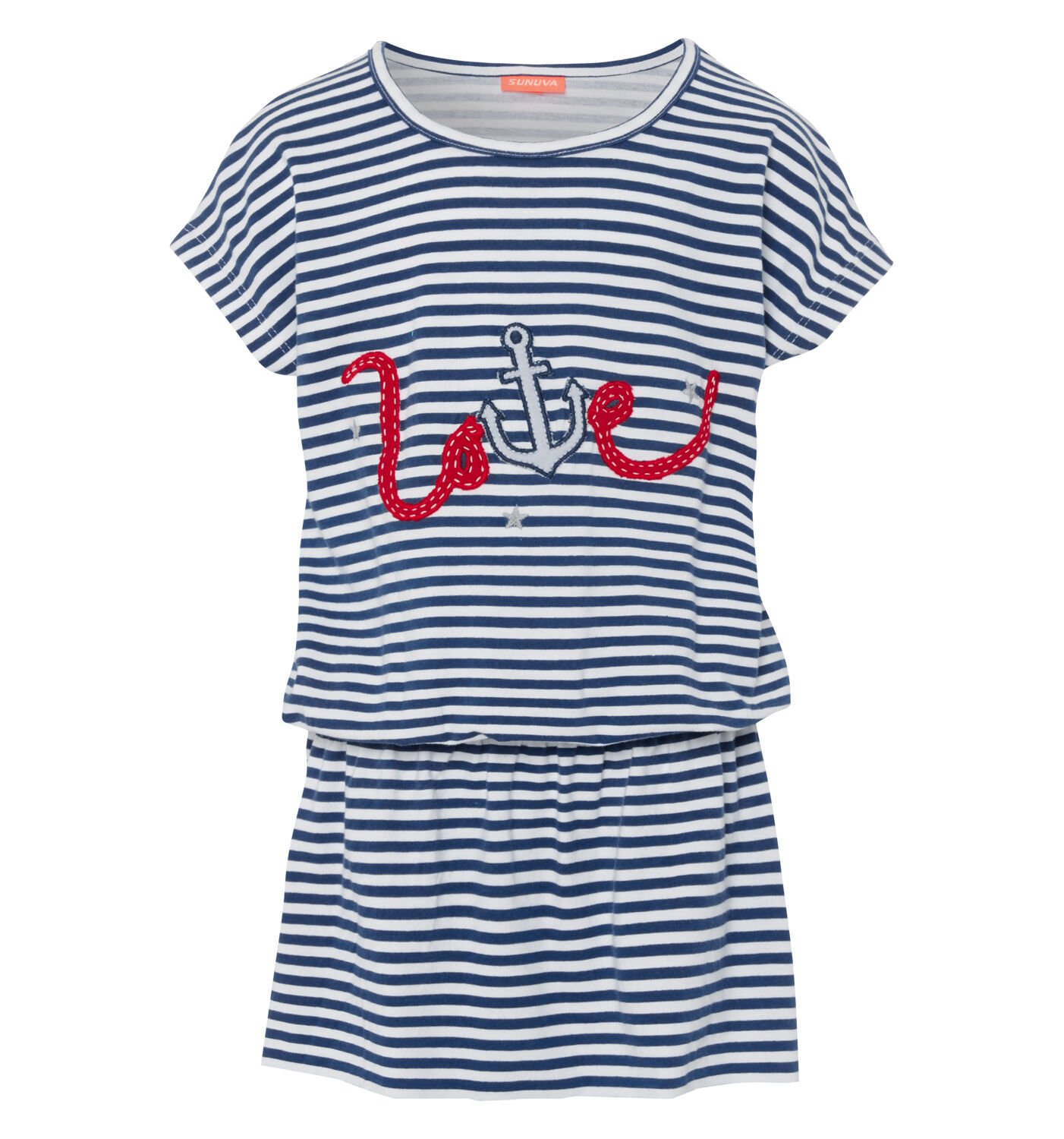 Kız Çocuk Çizgili Jersey Elbise