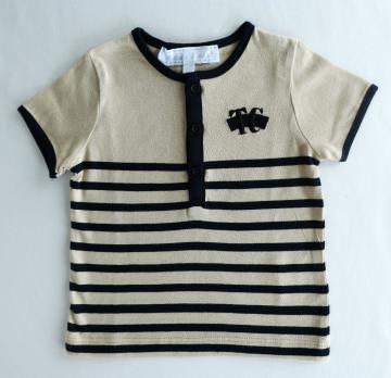 Erkek Bebek Çizgili T-Shirt