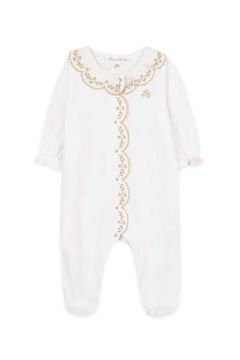 Kız Bebek Dore Nakışlı Şık Tulum