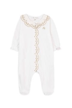 Kız Bebek Dore Nakışlı Şık Tulum