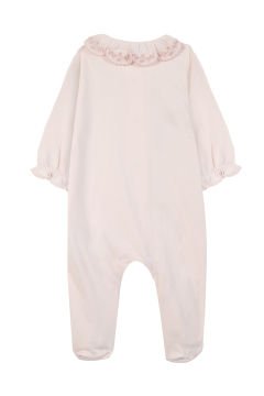 Kız Bebek Dore Nakışlı Şık Tulum