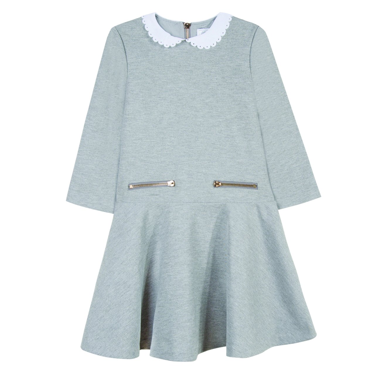 Kız Çocuk Uzun Kollu Yakalı Elbise