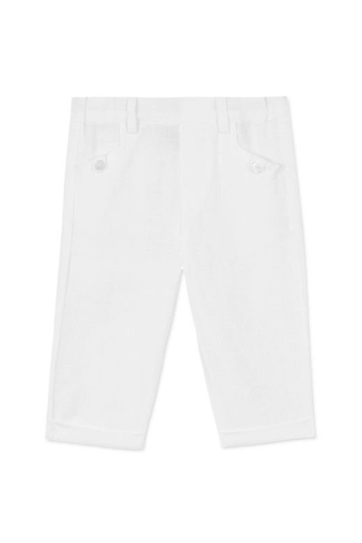 Erkek Bebek Keten Pantalon